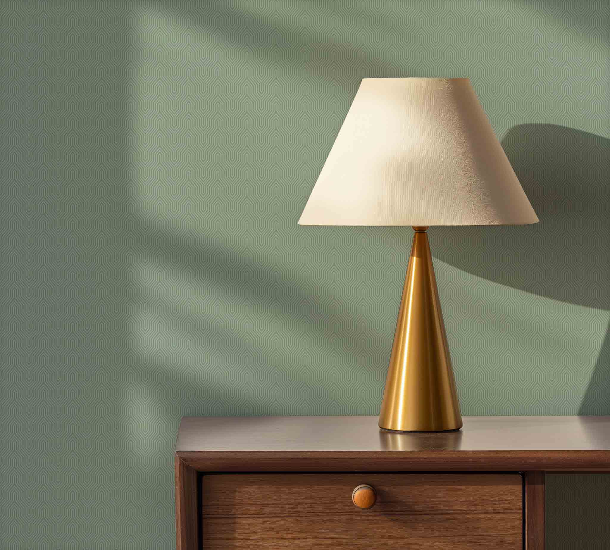 Art Deco Geometric: Sage & Seafoam (NRV 617) - Image 2