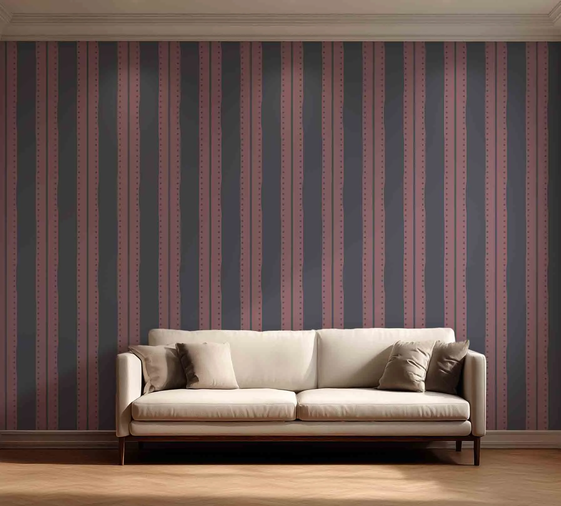 Blueberry Weaves on Wallpaper (NRV 651) - Image 2