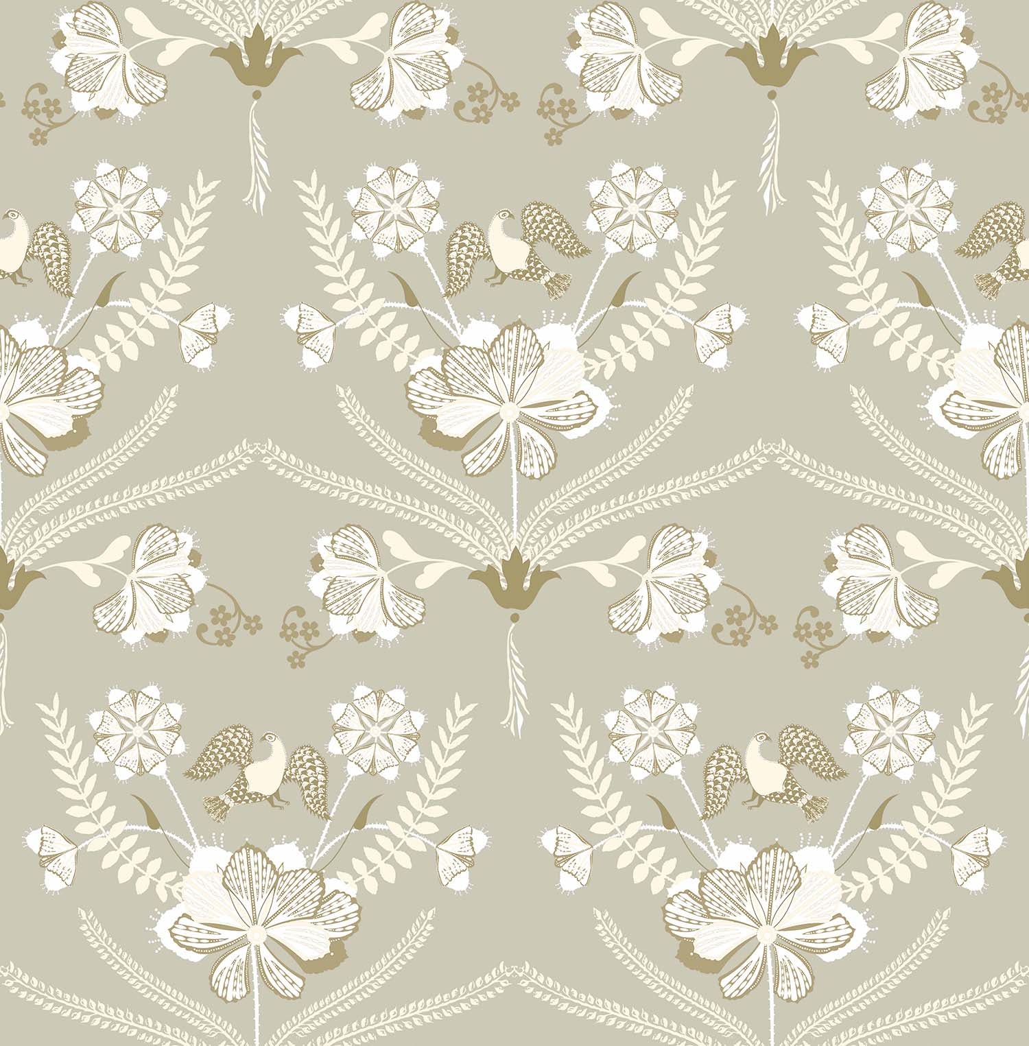 Botanical Garden(light olive Green) (PS 134)