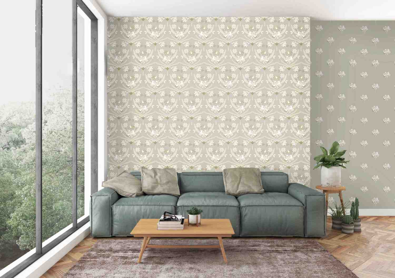 Botanical Garden(light olive Green) (PS 134) - Image 2