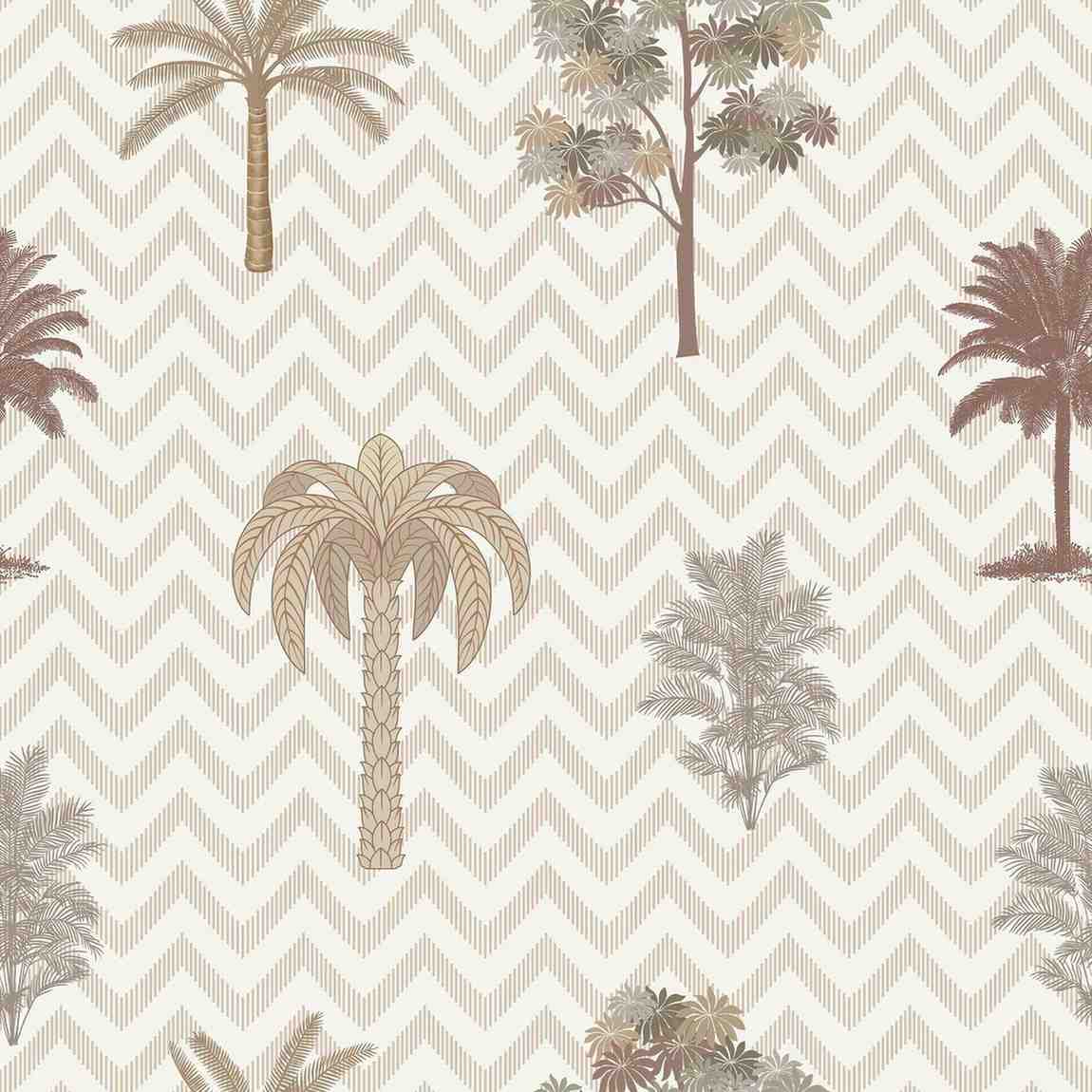 Chevron Tales - Cream (NRV 515)