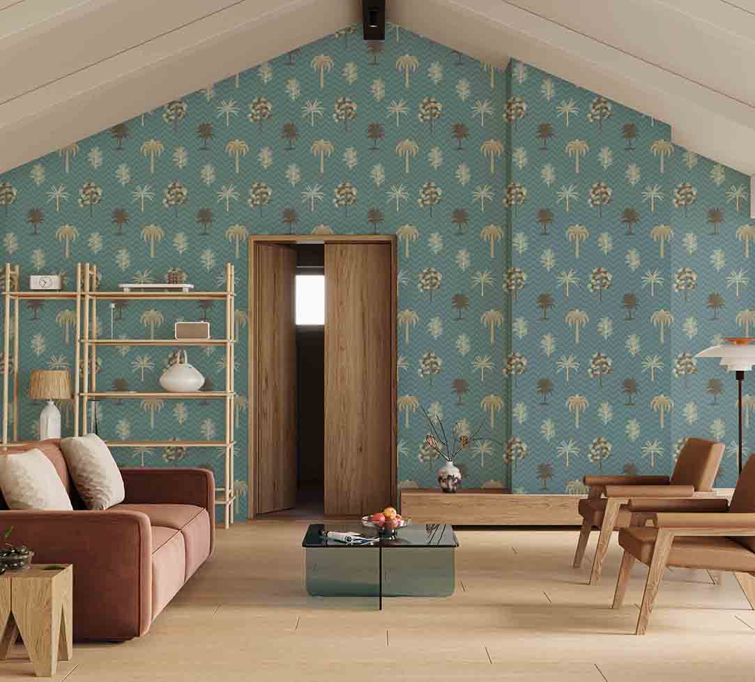 Chevron Tales - Teal (NRV 616) - Image 2