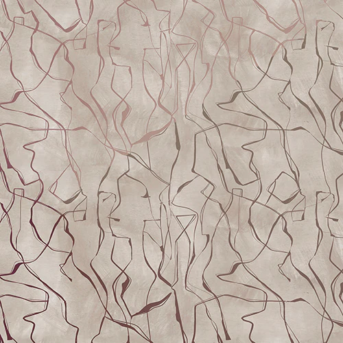 Earthen Scribble(Beige) ( ZHA 179 )
