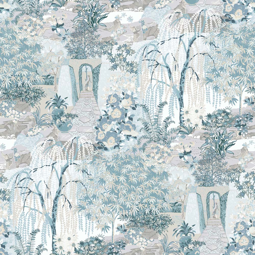 ELYSIA(Teal Blue and Antique Cream) (GDR 151)