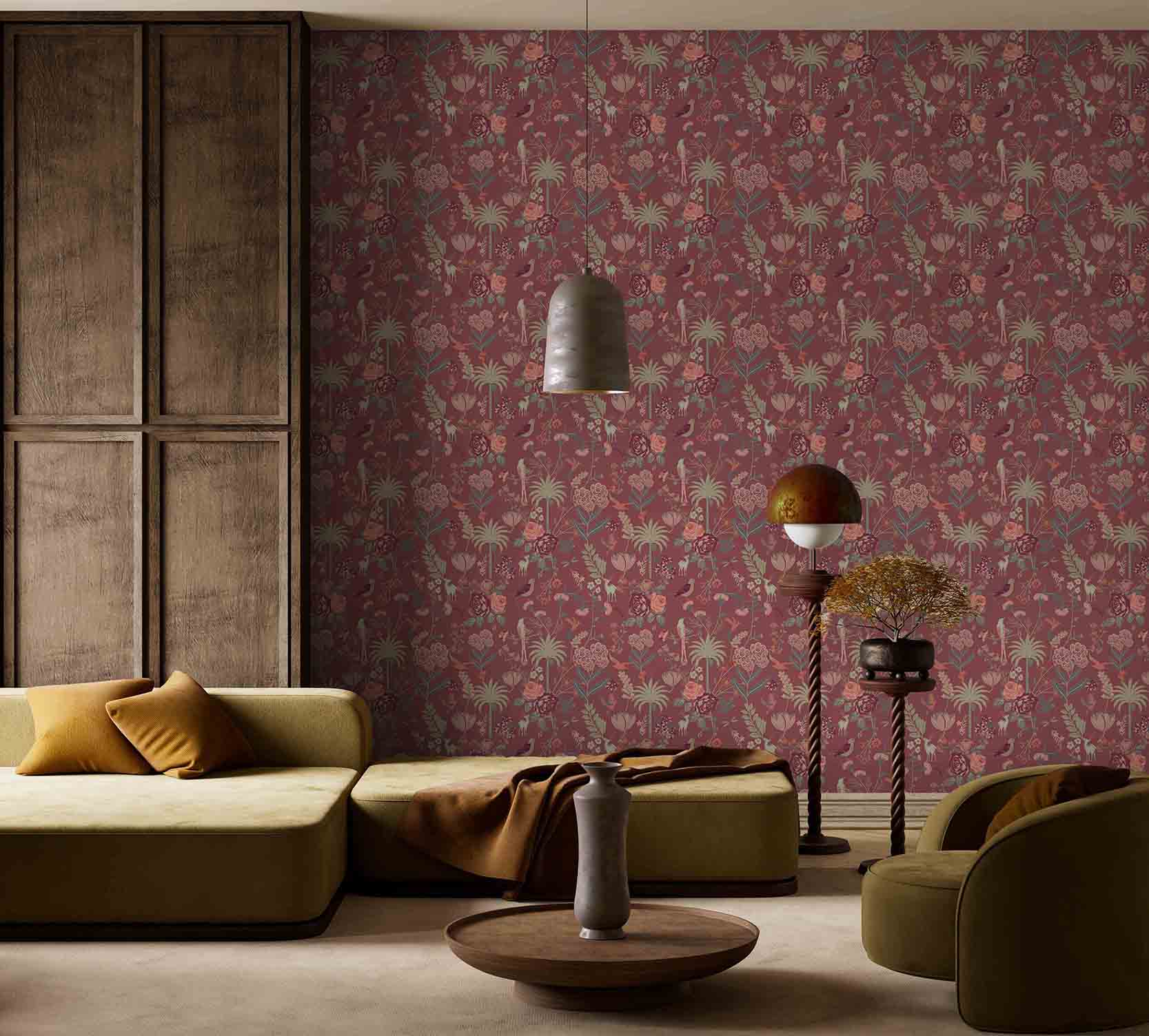 Floral Galore Mauve (NRV 551) - Image 2