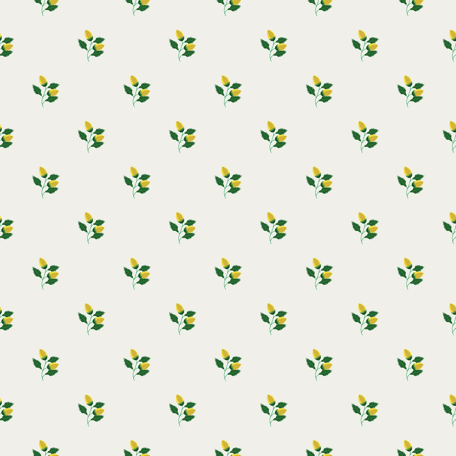 Floral Spring Garden(vibrant yellow and green) (PS 230)