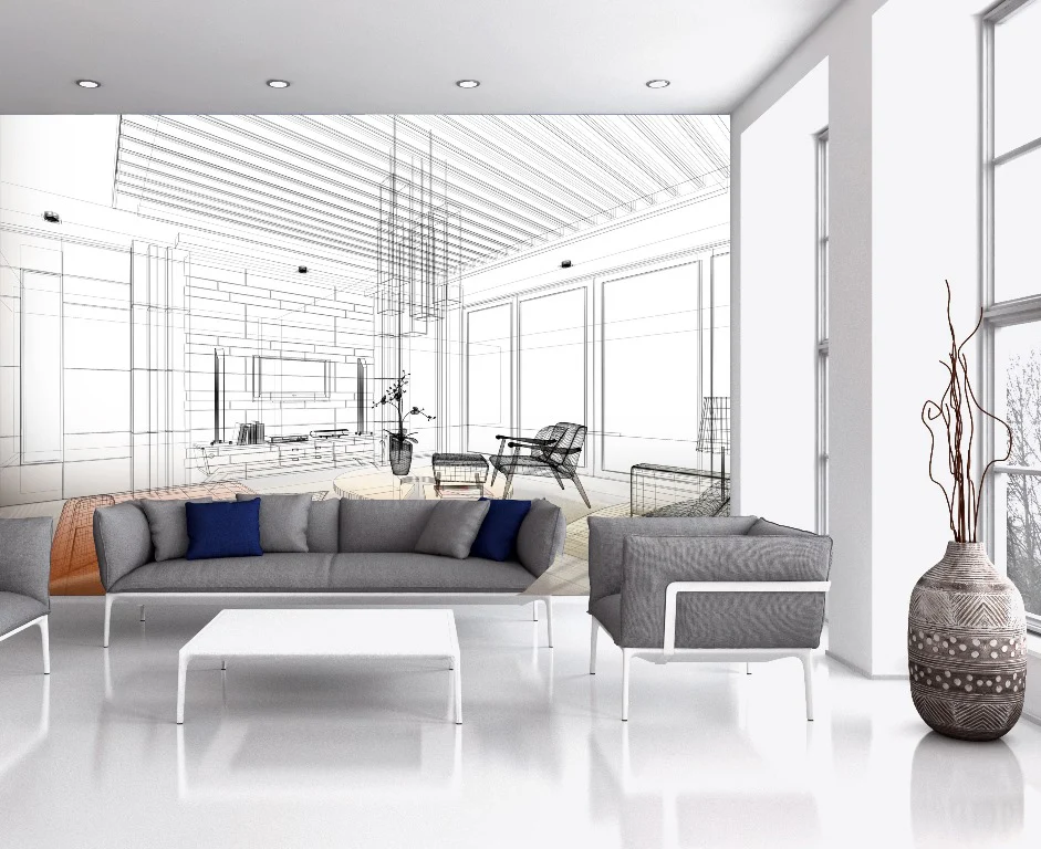 Modern Interior Wireframe ( ABS 134 ) - Image 2