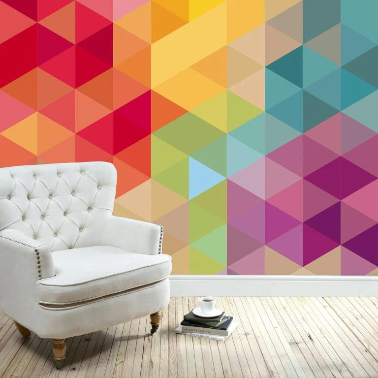 Pastel Triangle Pattern ( ABS 141 ) - Image 2