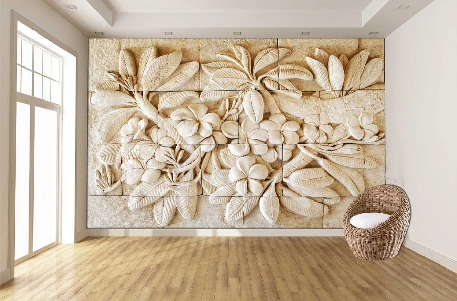 Plumeria Stone Wall ( NAT 148 ) - Image 2