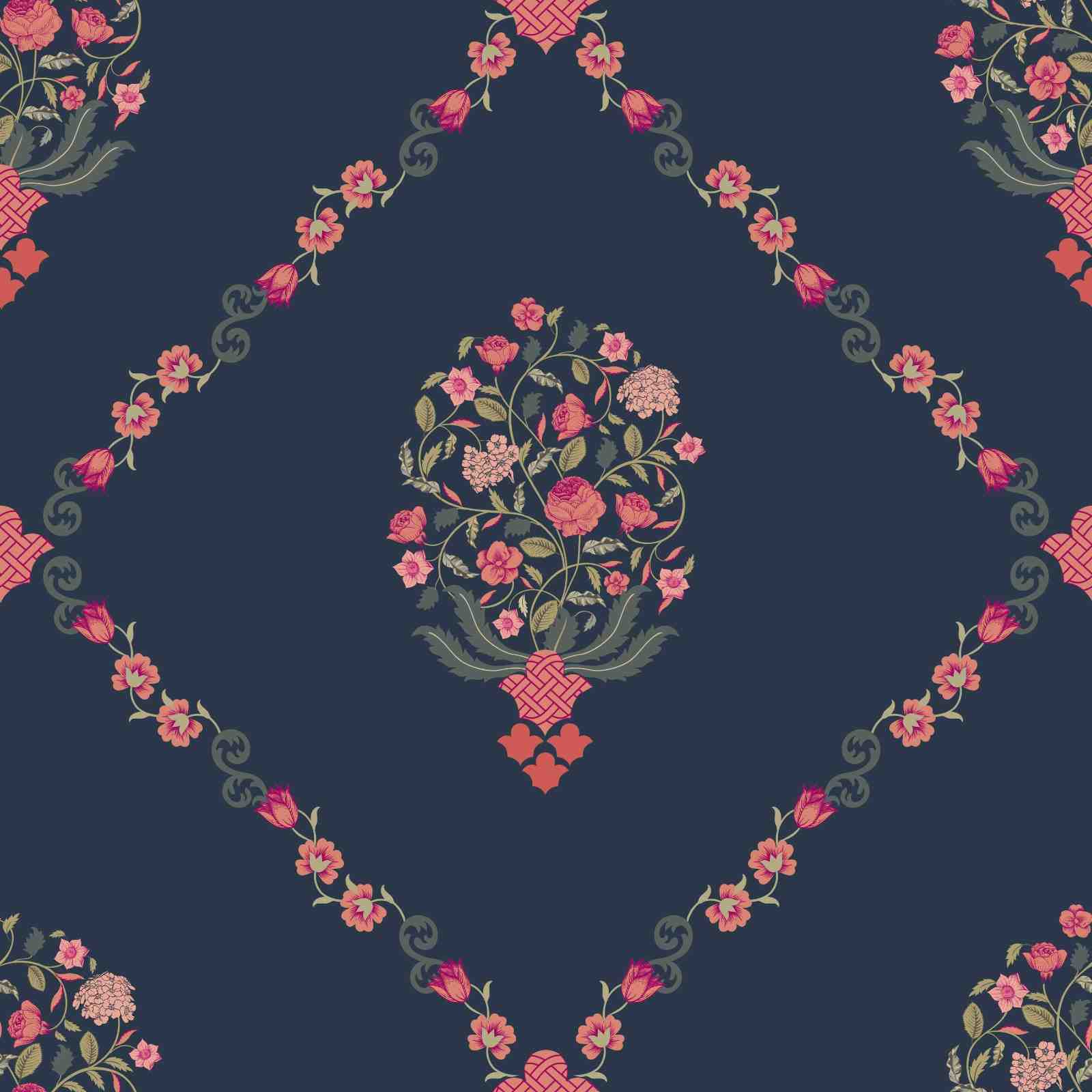 Spring Bloom Dark Blue (NRV 637)
