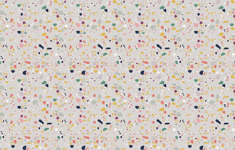 Terrazzo(Mustard Yellow,Dusty Rose) (PS 235)